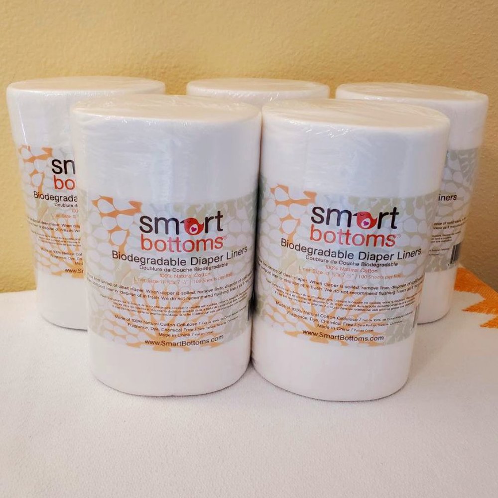 Biodegradable Cloth Diaper Liners Lot of 5